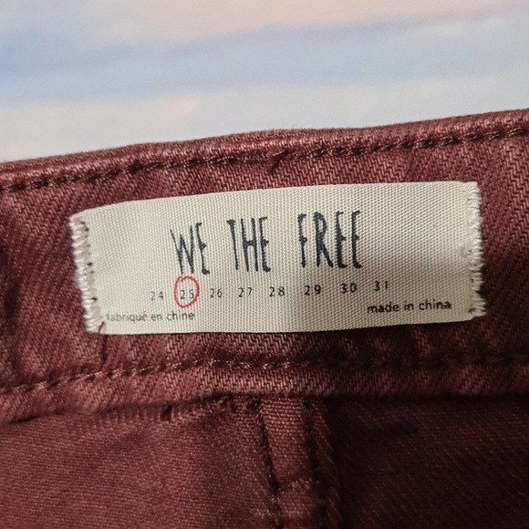 Free People‎ Zipper Denim Mini Skirt 25 NWT - Picture 3 of 5